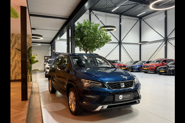 Seat Ateca 1.0 EcoTSI Style Edition|Lava Blue|Dealer Onderhouden|AllSeason|Virtual Cockpit|LED|Navi|CarPlay|Cruise|PDC|Rijklaar