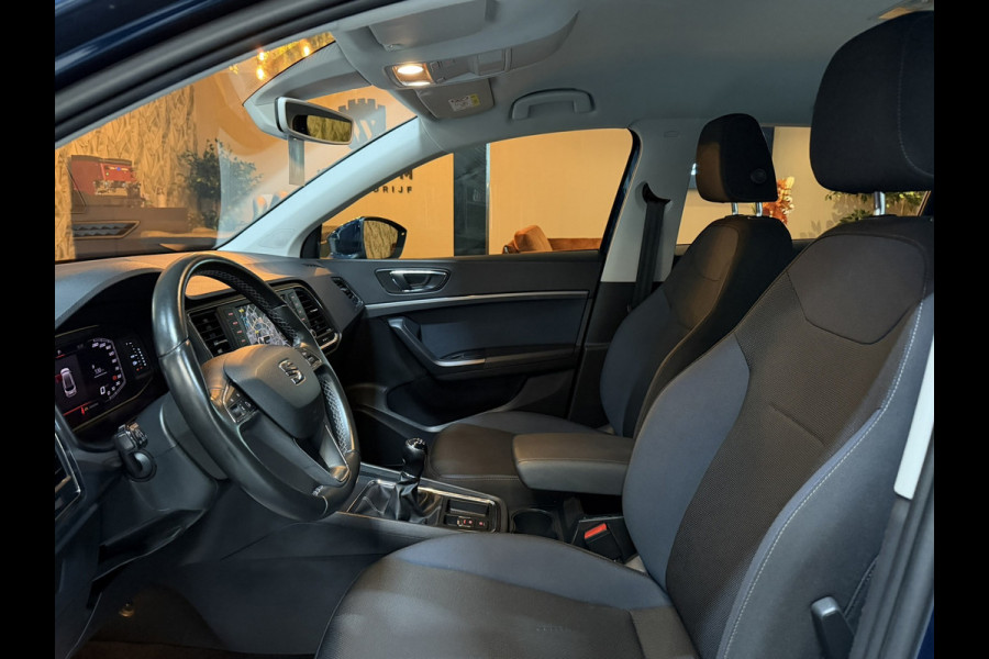 Seat Ateca 1.0 EcoTSI Style Edition|Lava Blue|Dealer Onderhouden|AllSeason|Virtual Cockpit|LED|Navi|CarPlay|Cruise|PDC|Rijklaar