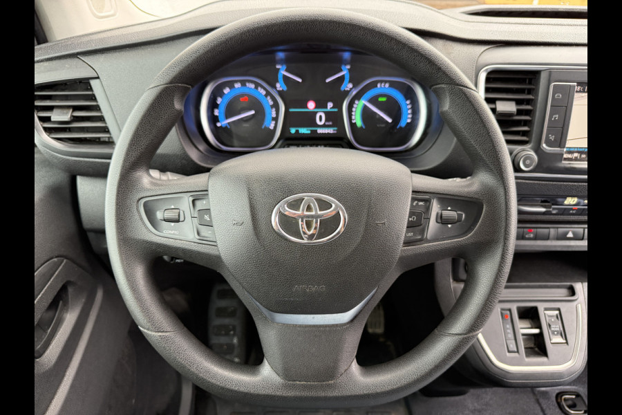 Toyota PROACE Electric 75kWh 136PK L2 Elektrisch 93.3% (SOH) 330km WLTP Snelladen Cruise Control Climate Control Carplay Navigatie 360° Camera Snelladen