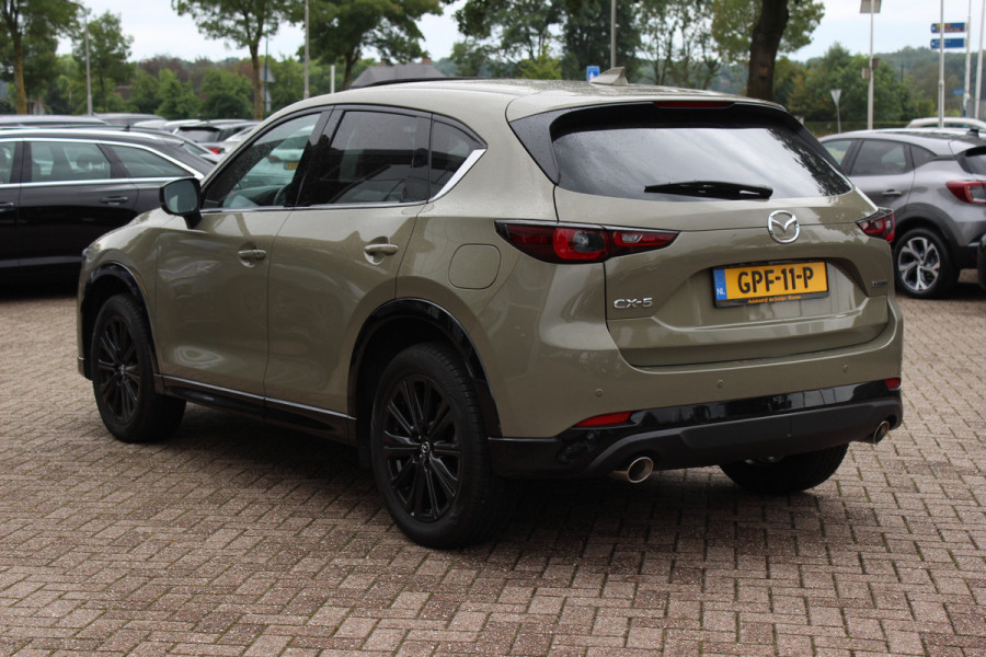 Mazda CX-5 2.0 e-SkyActiv-G M Hybrid 165 Homura / Trekhaak / Schuifdak / 360Camera / Head-up / Leder / 19'' / Bose / Keyless / Stoelventilatie+Verwarmd / Dodehoek / DAB / ACC