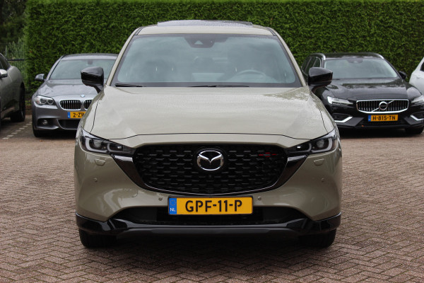 Mazda CX-5 2.0 e-SkyActiv-G M Hybrid 165 Homura / Trekhaak / Schuifdak / 360Camera / Head-up / Leder / 19'' / Bose / Keyless / Stoelventilatie+Verwarmd / Dodehoek / DAB / ACC