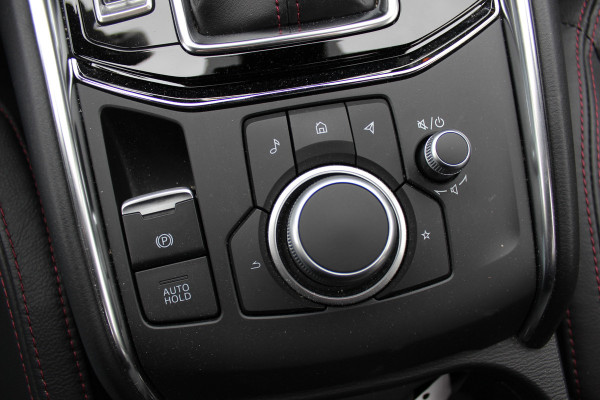 Mazda CX-5 2.0 e-SkyActiv-G M Hybrid 165 Homura / Trekhaak / Schuifdak / 360Camera / Head-up / Leder / 19'' / Bose / Keyless / Stoelventilatie+Verwarmd / Dodehoek / DAB / ACC