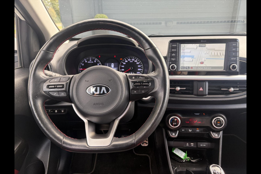 Kia Picanto 1.0 T-GDI GT-Line 102pk l Draadloze telefoonlader l Carplay l 2e Eigenaar l Keyless l Camera l Stoelverw-Stuurverw l Leder l Navi l Airco l Cruise l Lm velgen l Pdc l N.A.P l Net beurt gehad l Apk tot 09-2027