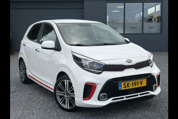 Kia Picanto 1.0 T-GDI GT-Line 102pk l Draadloze telefoonlader l Carplay l 2e Eigenaar l Keyless l Camera l Stoelverw-Stuurverw l Leder l Navi l Airco l Cruise l Lm velgen l Pdc l N.A.P l Net beurt gehad l Apk tot 09-2027