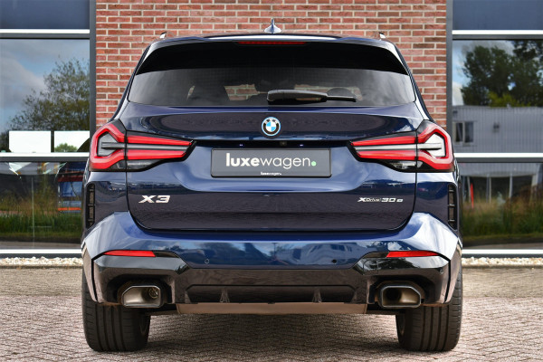 BMW X3 xDrive30e M-Sport M-zetels Pano HUD 360-cam Adp-demping 20inch