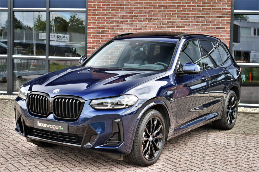 BMW X3 xDrive30e M-Sport M-zetels Pano HUD 360-cam Adp-demping 20inch