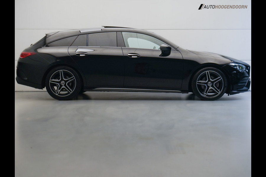 Mercedes-Benz CLA-Klasse Shooting Brake 180 Business Solution AMG (PANORAMA-SCHUIFDAK,SFEERVERLICHTING,,ALCANTARA,STOELVERWARMING)