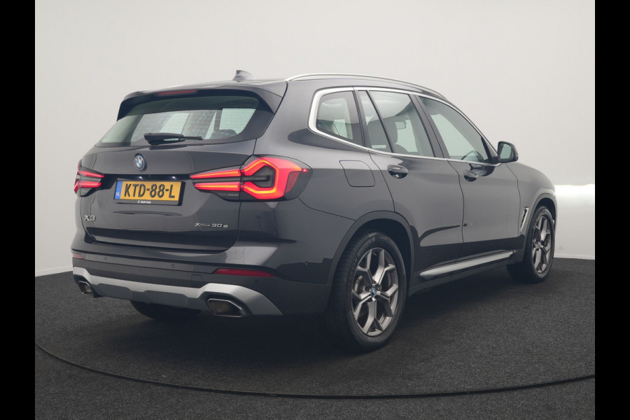 BMW X3 xDrive30e PHEV 293pk Dealer O.H | Panodak | 360 Camera | Adaptive Cruise | Head Up | Lederen Sportstoelen Verwarmd | Keyless | BLIS | Apple Carplay | Navigatie | Virtual | DAB | 19"L.M | Plug In Hybrid |