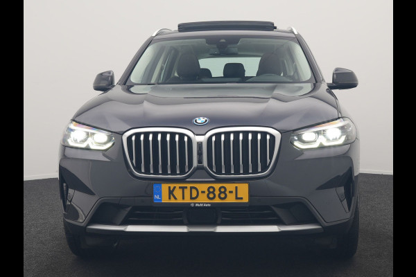 BMW X3 xDrive30e PHEV 293pk Dealer O.H | Panodak | 360 Camera | Adaptive Cruise | Head Up | Lederen Sportstoelen Verwarmd | Keyless | BLIS | Apple Carplay | Navigatie | Virtual | DAB | 19"L.M | Plug In Hybrid |