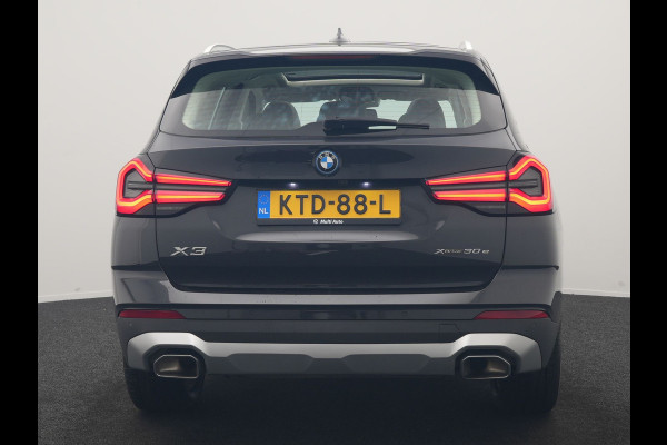 BMW X3 xDrive30e PHEV 293pk Dealer O.H | Panodak | 360 Camera | Adaptive Cruise | Head Up | Lederen Sportstoelen Verwarmd | Keyless | BLIS | Apple Carplay | Navigatie | Virtual | DAB | 19"L.M | Plug In Hybrid |