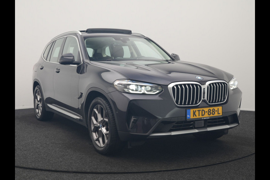 BMW X3 xDrive30e PHEV 293pk Dealer O.H | Panodak | 360 Camera | Adaptive Cruise | Head Up | Lederen Sportstoelen Verwarmd | Keyless | BLIS | Apple Carplay | Navigatie | Virtual | DAB | 19"L.M | Plug In Hybrid |