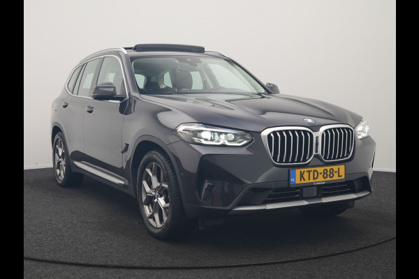 BMW X3 xDrive30e PHEV 293pk Dealer O.H | Panodak | 360 Camera | Adaptive Cruise | Head Up | Lederen Sportstoelen Verwarmd | Keyless | BLIS | Apple Carplay | Navigatie | Virtual | DAB | 19"L.M | Plug In Hybrid |