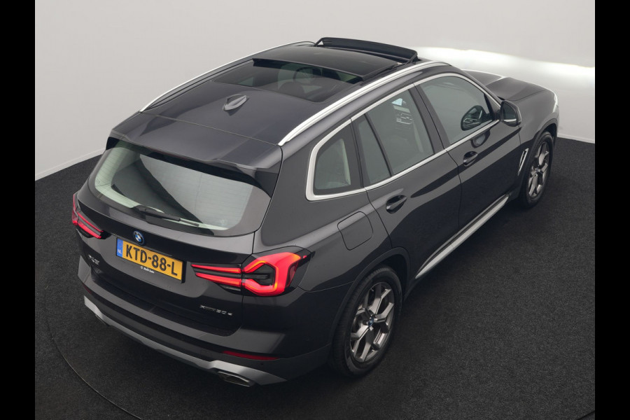 BMW X3 xDrive30e PHEV 293pk Dealer O.H | Panodak | 360 Camera | Adaptive Cruise | Head Up | Lederen Sportstoelen Verwarmd | Keyless | BLIS | Apple Carplay | Navigatie | Virtual | DAB | 19"L.M | Plug In Hybrid |