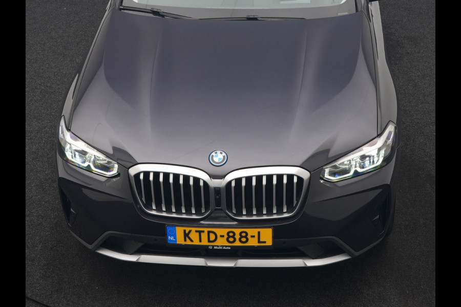 BMW X3 xDrive30e PHEV 293pk Dealer O.H | Panodak | 360 Camera | Adaptive Cruise | Head Up | Lederen Sportstoelen Verwarmd | Keyless | BLIS | Apple Carplay | Navigatie | Virtual | DAB | 19"L.M | Plug In Hybrid |