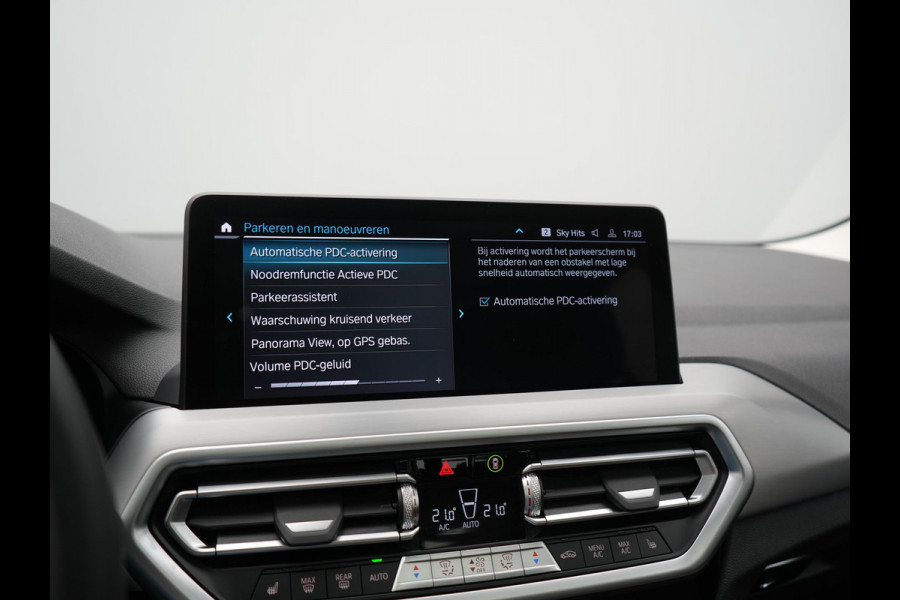 BMW X3 xDrive30e PHEV 293pk Dealer O.H | Panodak | 360 Camera | Adaptive Cruise | Head Up | Lederen Sportstoelen Verwarmd | Keyless | BLIS | Apple Carplay | Navigatie | Virtual | DAB | 19"L.M | Plug In Hybrid |