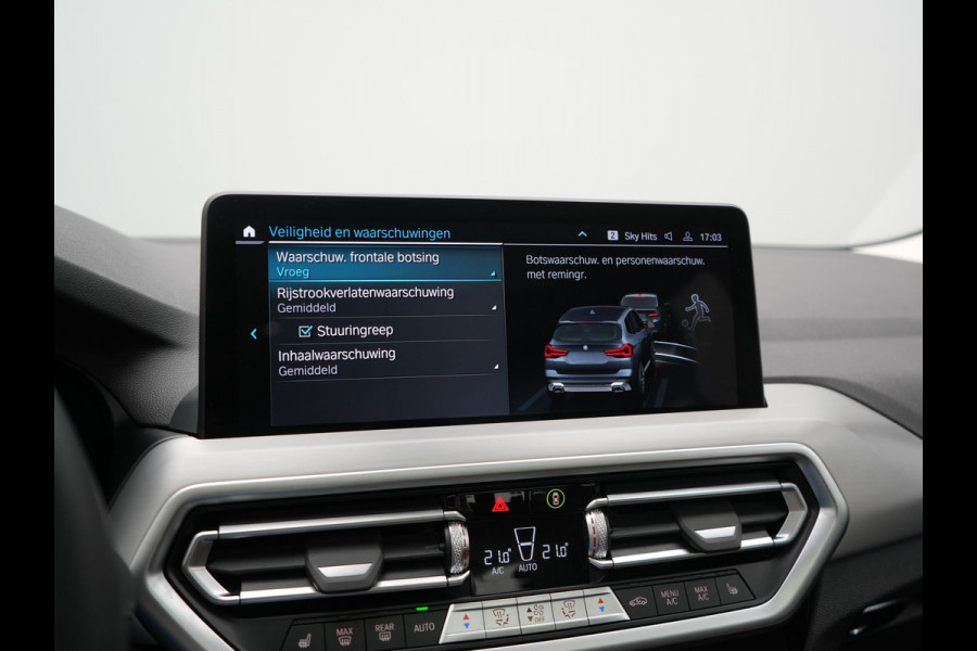 BMW X3 xDrive30e PHEV 293pk Dealer O.H | Panodak | 360 Camera | Adaptive Cruise | Head Up | Lederen Sportstoelen Verwarmd | Keyless | BLIS | Apple Carplay | Navigatie | Virtual | DAB | 19"L.M | Plug In Hybrid |