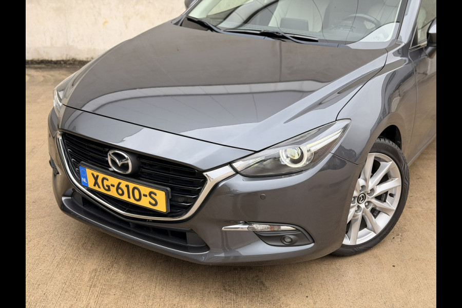 Mazda 3 Sedan 2.0 SkyActiv-G Leder HUD 18' Camera Keyless Navi Cruise Clima