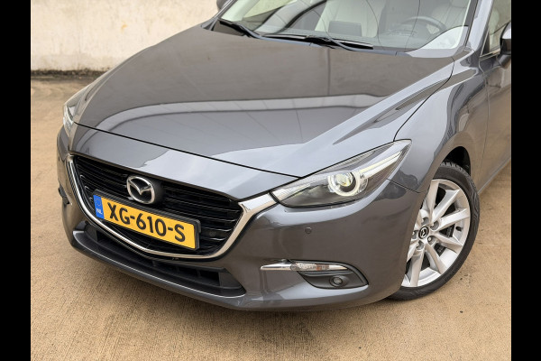 Mazda 3 Sedan 2.0 SkyActiv-G Leder HUD 18' Camera Keyless Navi Cruise Clima