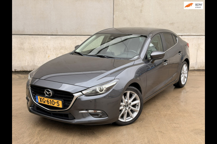 Mazda 3 Sedan 2.0 SkyActiv-G Leder HUD 18' Camera Keyless Navi Cruise Clima
