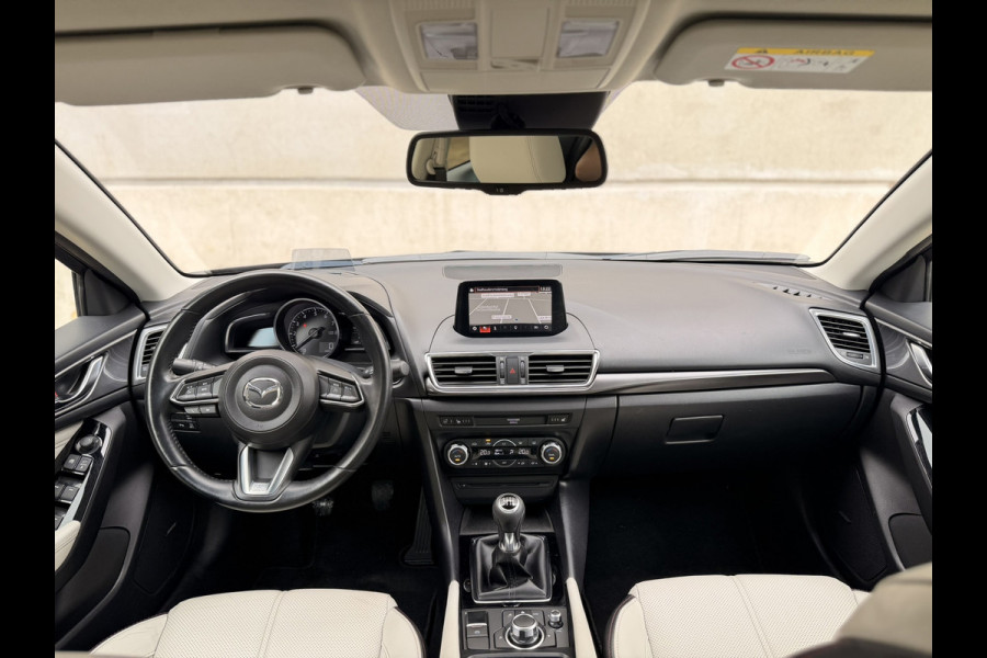 Mazda 3 Sedan 2.0 SkyActiv-G Leder HUD 18' Camera Keyless Navi Cruise Clima