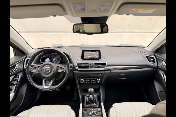 Mazda 3 Sedan 2.0 SkyActiv-G Leder HUD 18' Camera Keyless Navi Cruise Clima