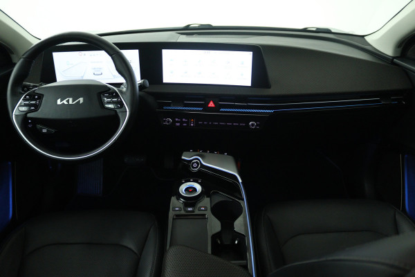 Kia Ev6 Plus Advanced 77.4 kWh (PANORAMADAK, STUUR-/STOELVERWARMING, SFEERVERLICHTING, MERIDIAN, EIGENAAR, MEMORY, AUTOPILOT)
