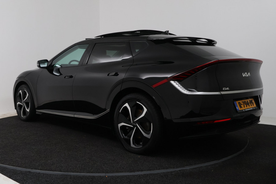 Kia Ev6 Plus Advanced 77.4 kWh (PANORAMADAK, STUUR-/STOELVERWARMING, SFEERVERLICHTING, MERIDIAN, EIGENAAR, MEMORY, AUTOPILOT)