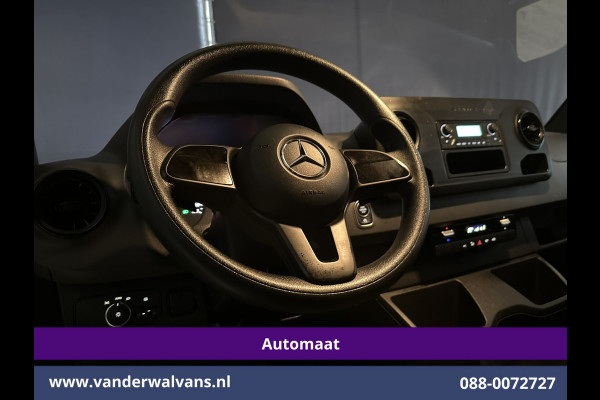 Mercedes-Benz Sprinter 315 CDI 150pk 9G-Tronic Automaat Bakwagen 21m3 KUUB Laadklep Zijdeur Euro6 Airco | Lat om Lat betimmering Leder, Bijrijdersbank