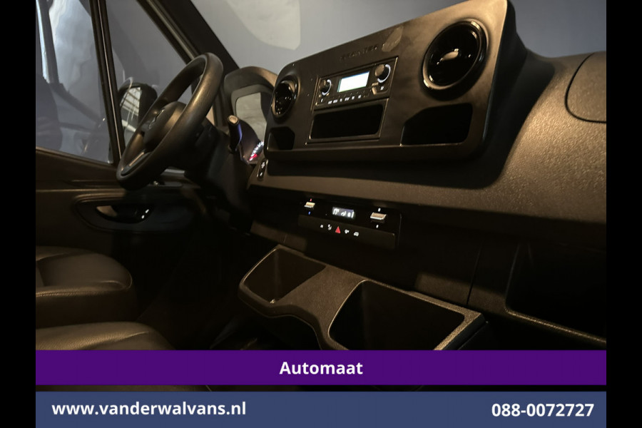 Mercedes-Benz Sprinter 315 CDI 150pk 9G-Tronic Automaat Bakwagen 21m3 KUUB Laadklep Zijdeur Euro6 Airco | Lat om Lat betimmering Leder, Bijrijdersbank