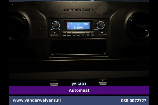 Mercedes-Benz Sprinter 315 CDI 150pk 9G-Tronic Automaat Bakwagen 21m3 KUUB Laadklep Zijdeur Euro6 Airco | Lat om Lat betimmering Leder, Bijrijdersbank