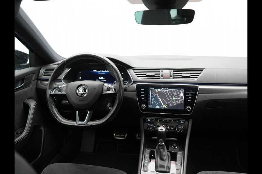 Škoda Superb Combi 1.4 TSI iV Sportline PHEV 218pk Dealer O.H | Panodak | Adaptive Cruise | Camera | Crystal LED | Alcantara Sportstoelen Memory & Verwarmd | Keyless | Apple Carplay | Virtual | Navigatie | DAB | 19"L.M |