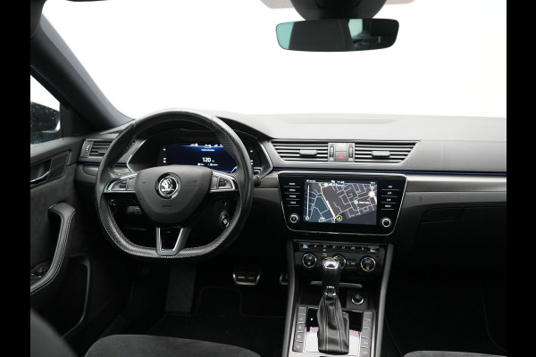 Škoda Superb Combi 1.4 TSI iV Sportline PHEV 218pk Dealer O.H | Panodak | Adaptive Cruise | Camera | Crystal LED | Alcantara Sportstoelen Memory & Verwarmd | Keyless | Apple Carplay | Virtual | Navigatie | DAB | 19"L.M |