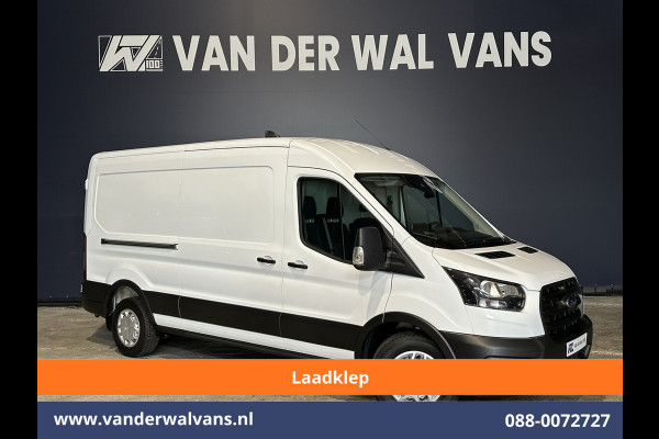 Ford Transit 2.0 TDCI 131pk L3H2 ** Laadklep ** Euro6 Airco | Camera | Navigatie | Apple Carplay | Adaptieve Cruisecontrol Android Auto, Parkeersensoren, Verwarmde voorruit, Stoelverwarming, Bijrijdersbank