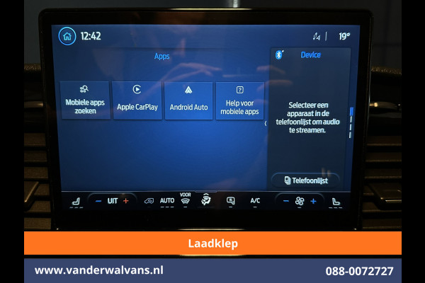 Ford Transit 2.0 TDCI 131pk L3H2 ** Laadklep ** Euro6 Airco | Camera | Navigatie | Apple Carplay | Adaptieve Cruisecontrol Android Auto, Parkeersensoren, Verwarmde voorruit, Stoelverwarming, Bijrijdersbank