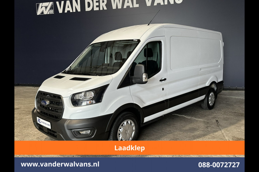 Ford Transit 2.0 TDCI 131pk L3H2 ** Laadklep ** Euro6 Airco | Camera | Navigatie | Apple Carplay | Adaptieve Cruisecontrol Android Auto, Parkeersensoren, Verwarmde voorruit, Stoelverwarming, Bijrijdersbank