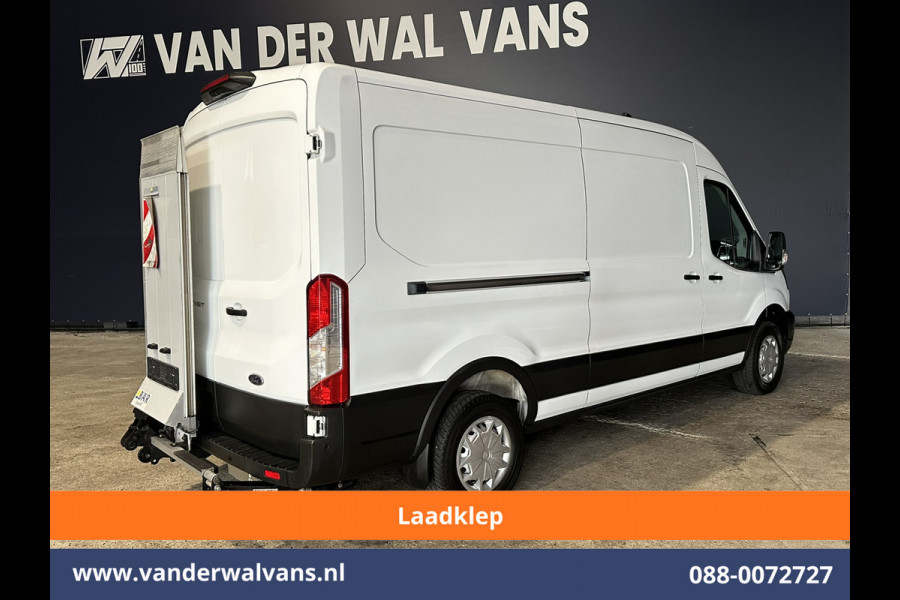 Ford Transit 2.0 TDCI 131pk L3H2 ** Laadklep ** Euro6 Airco | Camera | Navigatie | Apple Carplay | Adaptieve Cruisecontrol Android Auto, Parkeersensoren, Verwarmde voorruit, Stoelverwarming, Bijrijdersbank