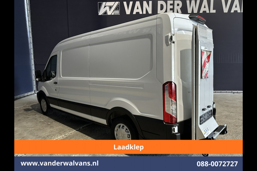 Ford Transit 2.0 TDCI 131pk L3H2 ** Laadklep ** Euro6 Airco | Camera | Navigatie | Apple Carplay | Adaptieve Cruisecontrol Android Auto, Parkeersensoren, Verwarmde voorruit, Stoelverwarming, Bijrijdersbank
