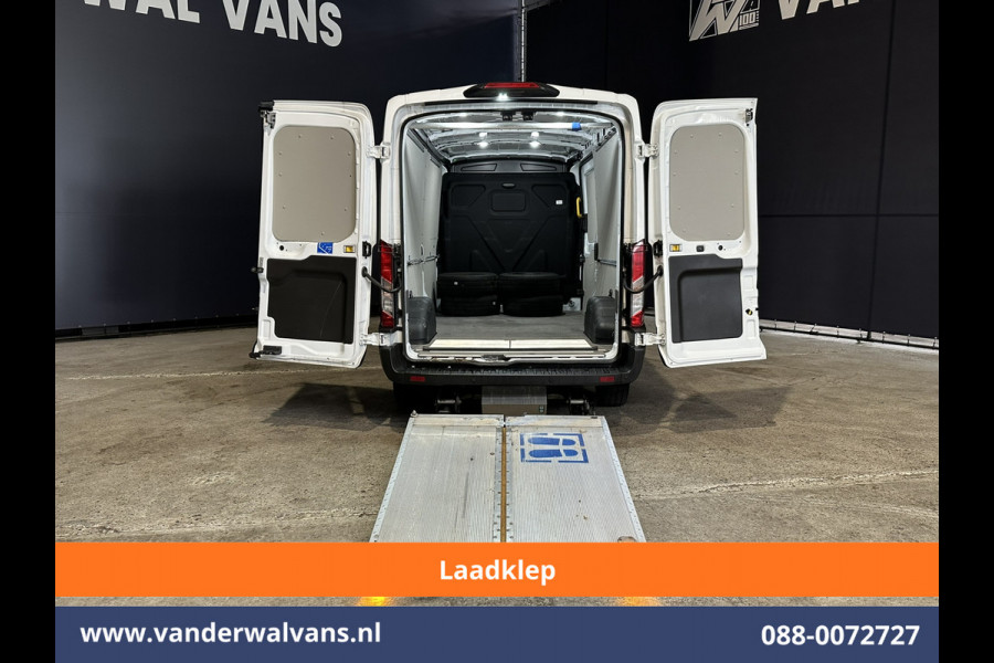 Ford Transit 2.0 TDCI 131pk L3H2 ** Laadklep ** Euro6 Airco | Camera | Navigatie | Apple Carplay | Adaptieve Cruisecontrol Android Auto, Parkeersensoren, Verwarmde voorruit, Stoelverwarming, Bijrijdersbank