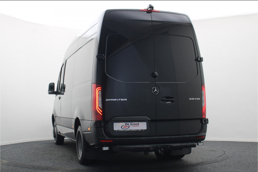 Mercedes-Benz Sprinter 519 CDI Automaat L2H2 Leer, LED, 360 camera, ACC, Trekhaak, Airco, Dubbel lucht, N1