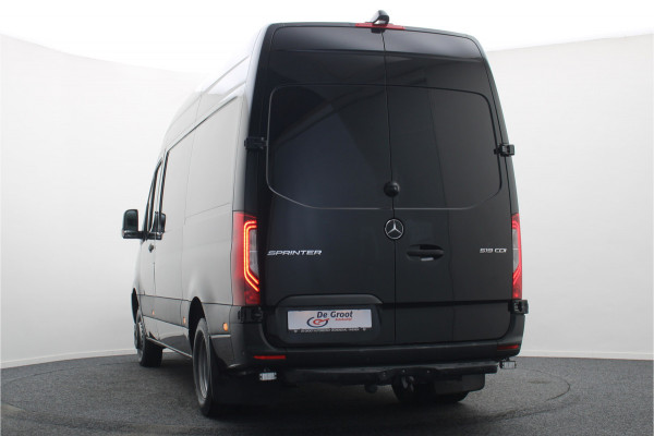 Mercedes-Benz Sprinter 519 CDI Automaat L2H2 Leer, LED, 360 camera, ACC, Trekhaak, Airco, Dubbel lucht, N1