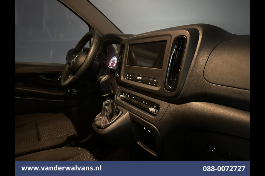 Mercedes-Benz Vito 116 CDI 164pk L2H1 2025 Model Euro6 Airco | Camera | XXL MBUX | Navigatie | Adaptieve Cruisecontrol | Stoelverwarming Parkeersensoren, Bijrijdersbank