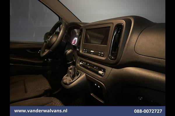 Mercedes-Benz Vito 116 CDI 164pk L2H1 2025 Model Euro6 Airco | Camera | XXL MBUX | Navigatie | Adaptieve Cruisecontrol | Stoelverwarming Parkeersensoren, Bijrijdersbank