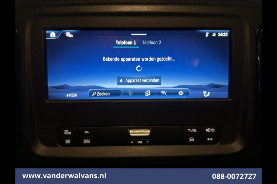 Mercedes-Benz Vito 116 CDI 164pk L2H1 2025 Model Euro6 Airco | Camera | XXL MBUX | Navigatie | Adaptieve Cruisecontrol | Stoelverwarming Parkeersensoren, Bijrijdersbank
