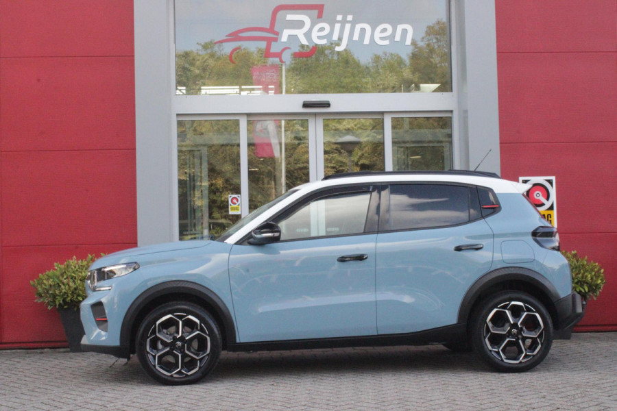 Citroën C3 1.2 100PK MAX | AFNEEMBARE TREKHAAK | POLAR WHITE DAK | MONTE CARLO BLUE | ACHTERUITRIJ CAMERA | 17" LICHTMETALEN VELGEN "ATACAMITE" | NAVIGATIE | DRAADLOZE APPLE CARPLAY/ANDROID AUTO | DRAADLOZE TELEFOONLADER | GETINTE ACHTERRUITEN | LED KOPLAMPEN | CLIMATE CONTROL | DAKRAILS "GLOSSY BLACK" | CRUISE CONTROL |