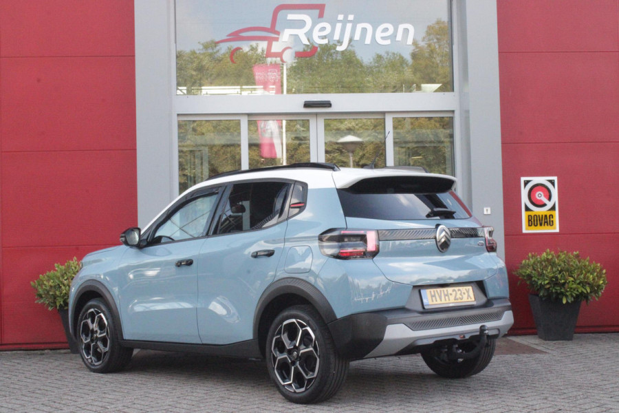 Citroën C3 1.2 100PK MAX | AFNEEMBARE TREKHAAK | POLAR WHITE DAK | MONTE CARLO BLUE | ACHTERUITRIJ CAMERA | 17" LICHTMETALEN VELGEN "ATACAMITE" | NAVIGATIE | DRAADLOZE APPLE CARPLAY/ANDROID AUTO | DRAADLOZE TELEFOONLADER | GETINTE ACHTERRUITEN | LED KOPLAMPEN | CLIMATE CONTROL | DAKRAILS "GLOSSY BLACK" | CRUISE CONTROL |