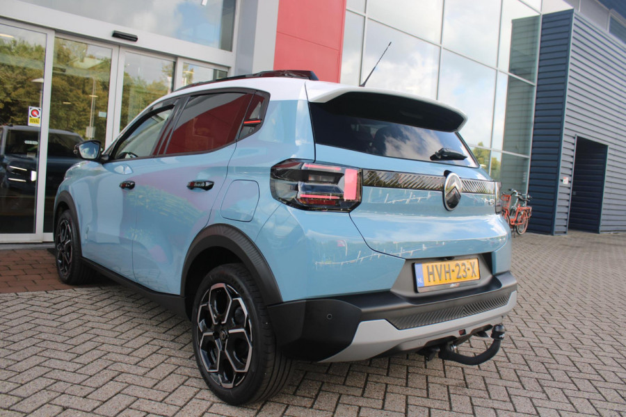 Citroën C3 1.2 100PK MAX | AFNEEMBARE TREKHAAK | POLAR WHITE DAK | MONTE CARLO BLUE | ACHTERUITRIJ CAMERA | 17" LICHTMETALEN VELGEN "ATACAMITE" | NAVIGATIE | DRAADLOZE APPLE CARPLAY/ANDROID AUTO | DRAADLOZE TELEFOONLADER | GETINTE ACHTERRUITEN | LED KOPLAMPEN | CLIMATE CONTROL | DAKRAILS "GLOSSY BLACK" | CRUISE CONTROL |