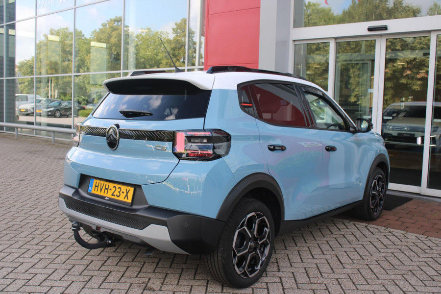 Citroën C3 1.2 100PK MAX | AFNEEMBARE TREKHAAK | POLAR WHITE DAK | MONTE CARLO BLUE | ACHTERUITRIJ CAMERA | 17" LICHTMETALEN VELGEN "ATACAMITE" | NAVIGATIE | DRAADLOZE APPLE CARPLAY/ANDROID AUTO | DRAADLOZE TELEFOONLADER | GETINTE ACHTERRUITEN | LED KOPLAMPEN | CLIMATE CONTROL | DAKRAILS "GLOSSY BLACK" | CRUISE CONTROL |