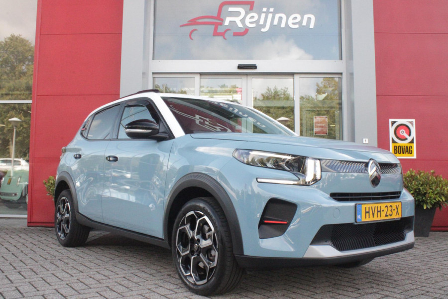 Citroën C3 1.2 100PK MAX | AFNEEMBARE TREKHAAK | POLAR WHITE DAK | MONTE CARLO BLUE | ACHTERUITRIJ CAMERA | 17" LICHTMETALEN VELGEN "ATACAMITE" | NAVIGATIE | DRAADLOZE APPLE CARPLAY/ANDROID AUTO | DRAADLOZE TELEFOONLADER | GETINTE ACHTERRUITEN | LED KOPLAMPEN | CLIMATE CONTROL | DAKRAILS "GLOSSY BLACK" | CRUISE CONTROL |
