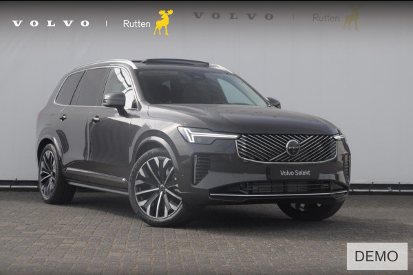 Volvo XC90 T8 408PK Automaat Plug-in hybrid AWD Ultra Bright / Luchtvering / Trekhaak / Panoramadak / Google services / Elektrisch bedienbare voorstoelen met geheugen / Stoelverwarming voor en achter