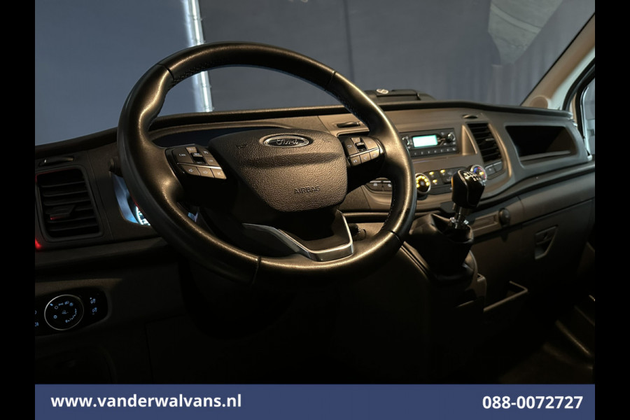 Ford Transit 2.0 TDCI 161pk Bakwagen Laadklep Euro6 Airco | Cruisecontrol | Verwarmde voorruit Bijrijdersbank, 1040kg laadvermogen, zijdeur mogelijk 1750 ex btw meerprijs